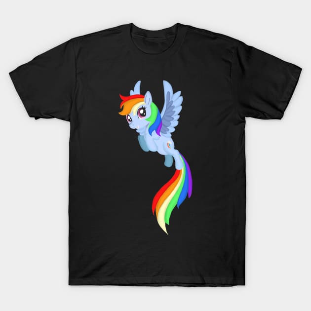 Rainbow Dash T-Shirt by zacksmithart